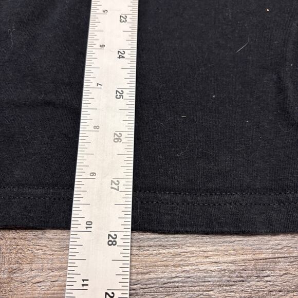 Avirex‎ T-Shirt Black Mens XL Goth Eagle Wing Skull Grunge Y2K Mallgoth Graphic - Picture 6 of 7